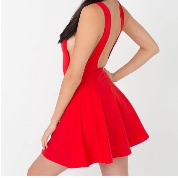 SOLD-AA Green Velvet Skater Dress - Picture 7 of 7